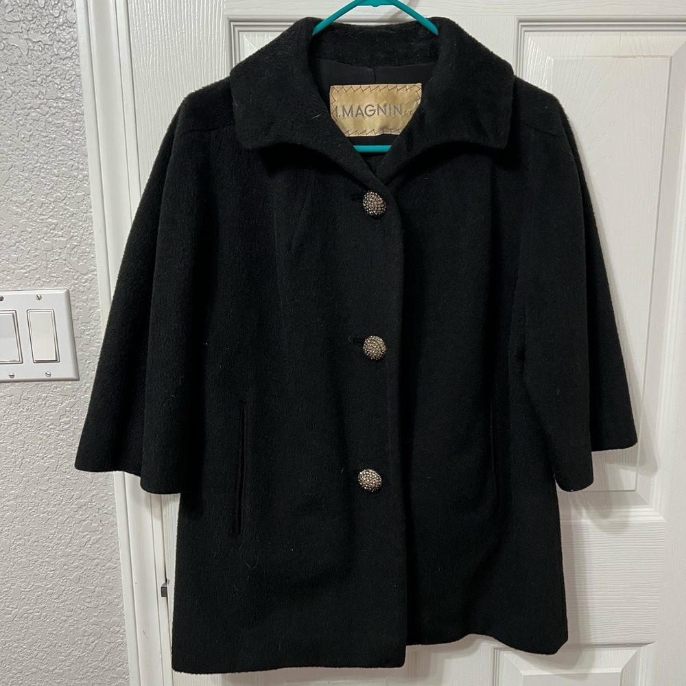 I. MAGNIN & co, 3/4 length wool coat